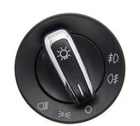 Interruttore fari Auto, per VW, Golf, Jetta, Bora, Mk4 1999 2000 2001 2002 2003 2004 1 Pezzo Interruttore fari Cromato 3BD941531
