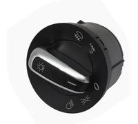 Interruttore fari Auto, per VW, per EOS 2007 2008 2009, per Golf 2004 2005 2006 2007 2008 1 Pezzo, Accessorio Interruttore fari Cromato 5ND941431A