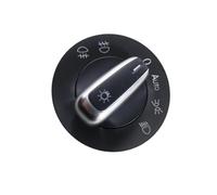 Interruttore fari Auto, per VW, per Tiguan 2008 2009 2010 2011 2012 1 Pezzo Interruttore fari Cromato Ricambio Automatico 3C 8941431