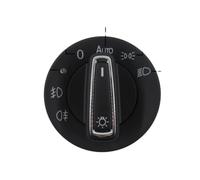 Interruttore Fari Con Rilevamento Automatico Cromato Compatibile Con Golf Per GTI MK5 MK6 2006-2013 Per Rabbtt 2006-2009 Per Tiguan 2010-2019 Manopola Luci Auto