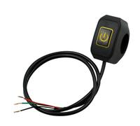 Interruttore fari Plug Play Fit IP65 impermeabile 5 colori LED Interruttore ON/OFF per moto adatto per moto(Yellow)