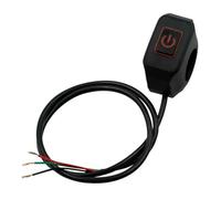 Interruttore fari Plug Play Fit IP65 impermeabile 5 colori LED Interruttore ON/OFF per moto adatto per moto(Red)