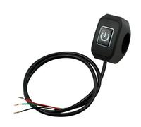 Interruttore fari Plug Play Fit IP65 impermeabile 5 colori LED Interruttore ON/OFF per moto adatto per moto(WHITE)