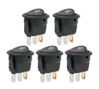 Interruttore fendinebbia LED rosso universale 12 V per auto furgoni camion confe