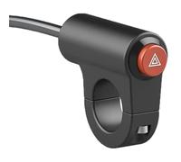 Interruttore fendinebbia per moto Interruttore Lampeggiante Per Moto Pulsante Luce Di Emergenza Doppio Lampeggio Avvertimento Veicolo Elettrico Modificato Accessori Di Emergenza Interruttore Per Moto