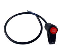 Interruttore fendinebbia per moto Pulsante Interruttore Luci Emergenza Lampeggianti Manubrio Motocicletta Doppio Lampeggio Spia Segnalazione Emergenza Modificata Veicoli