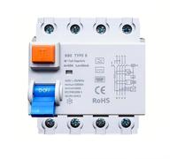 Interruttore FI 4pin 30mA Tipo B 63A Progettato per ambienti difficili