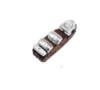 Interruttore Finestra Alzacristalli Per GLC Per Benz Per W205 2015-2021 2059056811 Interruttore Finestrino Pulsante Principale Controller Vetro Sedile Conducente(Brown)