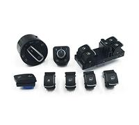 Interruttore finestra Finestra Faro del fari Specchio FEUL FUL PIATTO Pulsante di controllo della porta/Adatto for Vw. Jetta Golf. MK5 6. Coniglio 5nd959857 1KD959833 1K0962125 ricambi auto