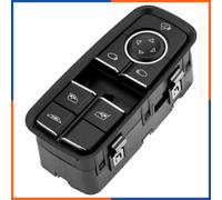 NTY Interruttore alzacristalli EWS-PS-006 anteriore sinistro cromo/nero per Porsche 911/991