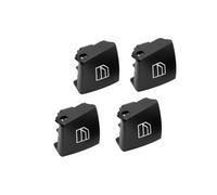 Interruttore Finestra Pulsantiera 4 Pezzi Per Classe C W204 S204 W212 A207 Classe A W176 W246 C117 X166 Coperchio Pulsante Alzacristallo Elettrico Per Auto Nero