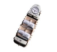 Interruttore finestrino Compatibile Con Mercedes-Benz Per C 43 2017 2018 2019 2020 Per C 350 2016 2017 2018 Interruttore Alzacristallo Elettrico Beige OEM: 2229050809