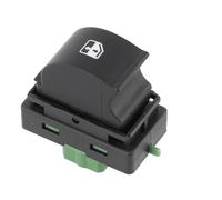 Interruttore Finestrino Compatibile Con Peugeot Per Boxer Per Bipper 2006 2007 2008 2009 2010 - Interruttore Alzacristallo Elettrico Pulsante In Vetro 6554.XV 735532906 735421717(Green)