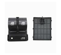 Interruttore Finestrino Per Citroen Per Jumper 2006-2016 Pulsante Interruttore Alzacristalli Elettrico Triplo Auto 735421419 Pulsantiera Alzavetro(Black back)