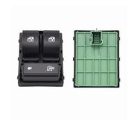Interruttore Finestrino Per Fiat Per Doblo Per Kasten Per Kombi 263 2010-2014 Pulsante Interruttore Alzacristalli Elettrico Triplo Auto 735421419 Pulsantiera Alzavetro(Green back)