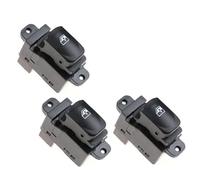 Interruttore Finestrino Per Hyundai Per Accent 2007-2010 Interruttore Alzacristallo Elettrico Principale Pulsante Di Controllo Del Vetro 93570-1E110 93580-1E000 Alzacristallo(3 Single Switchs)