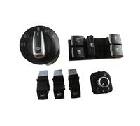 Interruttore Finestrino Per Per Golf 5/6 Mk5 Mk6 Per Jetta Per Passat B6 Per Touran Interruttore Fari + Alzacristalli Elettrico 5ND959857(6*no auto)