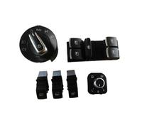 Interruttore Finestrino Per Per Golf 5/6 Mk5 Mk6 Per Jetta Per Passat B6 Per Touran Interruttore Fari + Alzacristalli Elettrico 5ND959857(6*auto function)