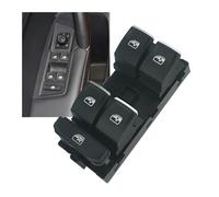 interruttore finestrino Per SEAT Leon 2013-2018 Interruttore Del Pulsante Di Controllo Principale Dell'alzacristallo Elettrico Finestra Pulsantiera(ElectroplateRed)