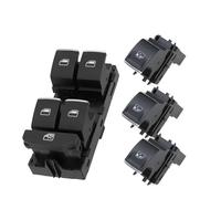 interruttore finestrino Per VW Per Golf MK7 Per Passat 2014-2018 8 Pin 5G0959857B Interruttore Controllo Alzacristalli Elettrici Pulsantiera Alzacristalli(Chorme SET)