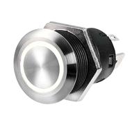 Interruttore FLAT inox (ON)-OFF 12 V blu - 1 PZ Osculati - 14.215.07 - 1421507