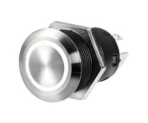 Interruttore FLAT inox ON-OFF 24V blu - 1 PZ Osculati - 14.215.11 - 1421511