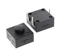 Interruttore for torcia LED verticale a doppia da 10 pezzi, 3 pin, ON-ON-OFF, 12 * 12, 213BS VWWJCCRO