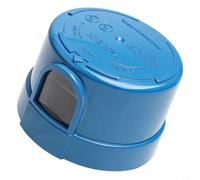 Interruttore Fotoelettrico NK-CA/E10A per Illuminazione Esterna, Sensore Crepuscolare Automatico IP54 Impermeabile, 80V-277VAC Controllo della Luce con Protezione Flash per Giardino e Strada, Blu