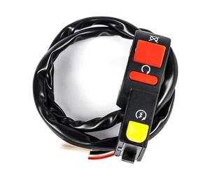 Interruttore frecce Interruttore Di Comando Universale Da Manubrio Per Moto Pulsante Elettrico Start/Stop On/Off E Kill Switch - Ideale Per Moto Da Per Cross, ATV E Quad
