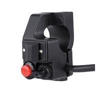 Interruttore Frecce Manubrio Universale 7/8"/22mm per Moto ATV Montaggio Corno Push di Svolta per GS