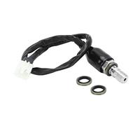 Interruttore freno idraulico, M10x1.25 Tubo olio universale per moto Pompa idraulica Interruttore luce pressione freno posteriore rinforzato(Type A)