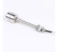 Interruttore galleggiante in acciaio inossidabile per sensore di livello dell'acqua, regolatore di livello liquido verticale con filo PTFE, 240 V AC, 0,5 A, 10 kg/cm², reversibile (L=300 mm)