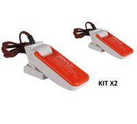 INTERRUTTORE GALLEGIANTE AUTOMATICO PER POMPA DI SENTINA 12/24VOLT KIT X2 PEZZI