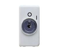 Interruttore Gewiss system bipolare a chiave bianco GW20005
