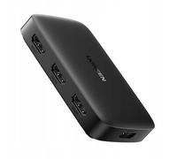 UGREEN HDMI Switch 4K 3 in 1 out, Switcher UHD 3D, Splitter 4K Compatibile con Telecomando Supporta TV Stick, HDTV, Laptop, PC, Console di Gioco, PS5 PS4, X-Box, Lettore Blu-Ray ecc
