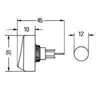 Interruttore HELLA 6EH007 946-001