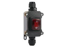Interruttore impermeabile Interruttore impermeabile tipo nave 220V/24V/16A/30A A prova di pioggia all'esterno della cabina elettrica Scatola ampere Seconda marcia IP65(Double red 220V)