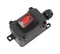 Interruttore impermeabile IP65 che supporta 12 V 24 V 220 V ad alta corrente fino a 16 A adatto per illuminazione esterna pompe da giardino e cantieri (A)
