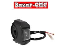 INTERRUTTORE IMPERMEABILE nero 12V con attacco manubrio da 22 a 32mm MOTO on/off