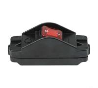 Interruttore in linea 16A con pulsante on/off e spia rossa, impermeabile e antipolvere, IP65, adatto per vari dispositivi elettrici 110 V 250 V