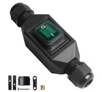 Interruttore in linea AC220 V, 30 A, IP66, impermeabile, interruttore a levetta, interruttore a levetta, interruttore a pulsante, interruttore a pulsante per macchine, interruttore di accensione e