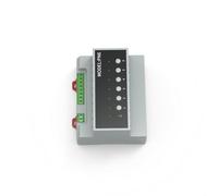 Interruttore intelligente a 6 canali 16 A per Alexa per Google Home Smart 6 | Indicatore LED integrato per canale, controllo dello stato visivo, alloggiamento in ABS grigio, struttura compatta