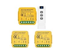 Interruttore Intelligente For Motore For Tende Tuya WiFi RF433 Con 3 Opzioni, Controller For Motore For Tapparelle, Controllo Vocale For Alexa E Google(WiFi RF433 Set)