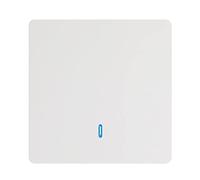 Interruttore intelligente, Interruttore intelligente wireless for la casa, pannello luminoso a parete con interruttore a relè for ventola della lampada a LED, fai-da-te(1 gang)