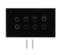 Interruttore Intelligente per Lampada Touch a 8 Gruppi, Telecomando, Condividi Un Account Pannello Interruttori a Parete Intelligente Compatibile con Interruttore Luce a Parete