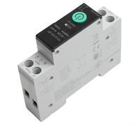 Interruttore intelligente regolabile compatibile con Zigbee 1P 63A per montaggio su guida DIN Ritardo temporizzazione telecomando e monitoraggio del carico in tempo reale