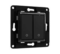 Interruttore Intelligente Shelly Wall Switch 2 2 pulsanti Nero