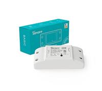 Interruttore intelligente, SONOFF BASICR2 WiFi Wireless intelligente DIY per Smart Home, 10A, 2.4G wifi, ewelink APP, Funziona con Alexa, Google Home
