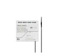Interruttore intelligente Tuya WiFi DC 7-32V a 4 canali con sensore di temperatura