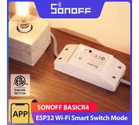 Interruttore Intelligente Wi-Fi SONOFF BASICR4 con Chip ESP32, Modalità Magic Switch Affidabile e Sicura, Controllo Remoto eWeLink, Compatibile con Alexa e Google Home